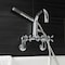 Aqua Vintage Wall-Mount Clawfoot Tub Faucet, Polished Chrome, Wall Mount AE8451DX - alternate 4